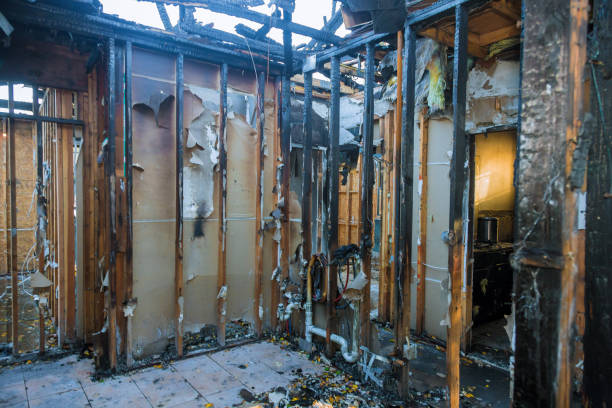 Professional Emergency Fire Cleanup technician working in Princeton Meadows, NJ